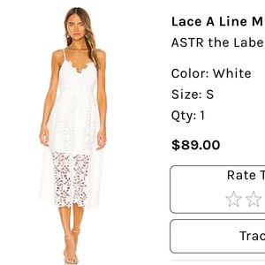 Revolve white dress